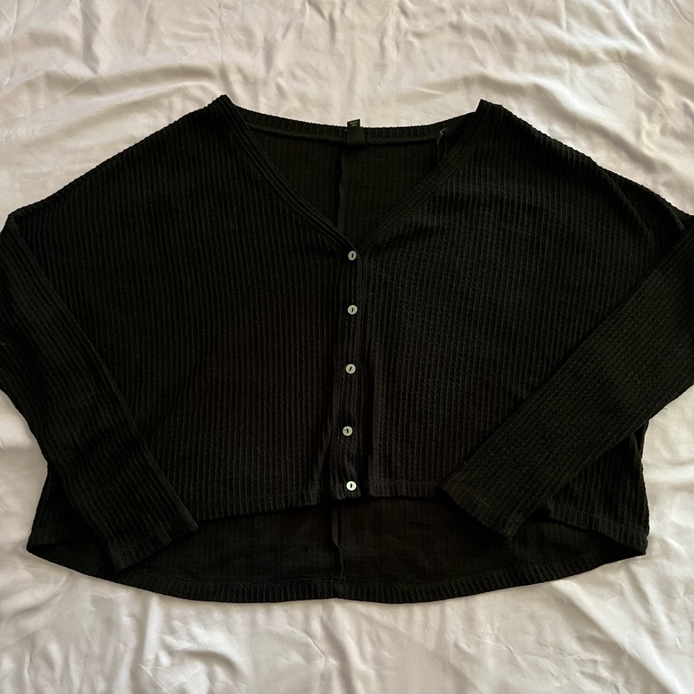 Black Button Down Blouse